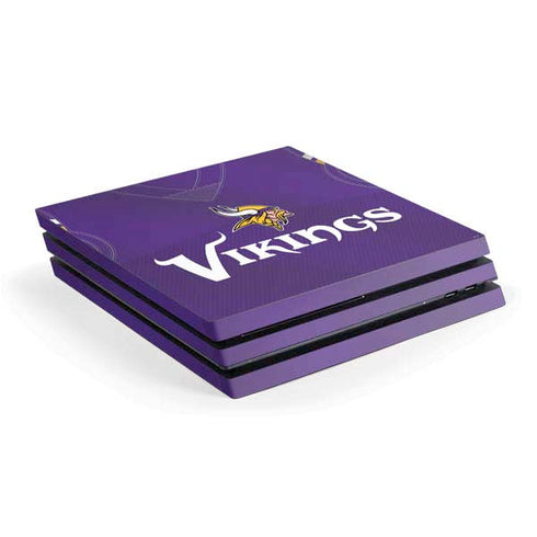 NFL Minnesota Vikings Team Jersey PS4 Pro Console Skin
